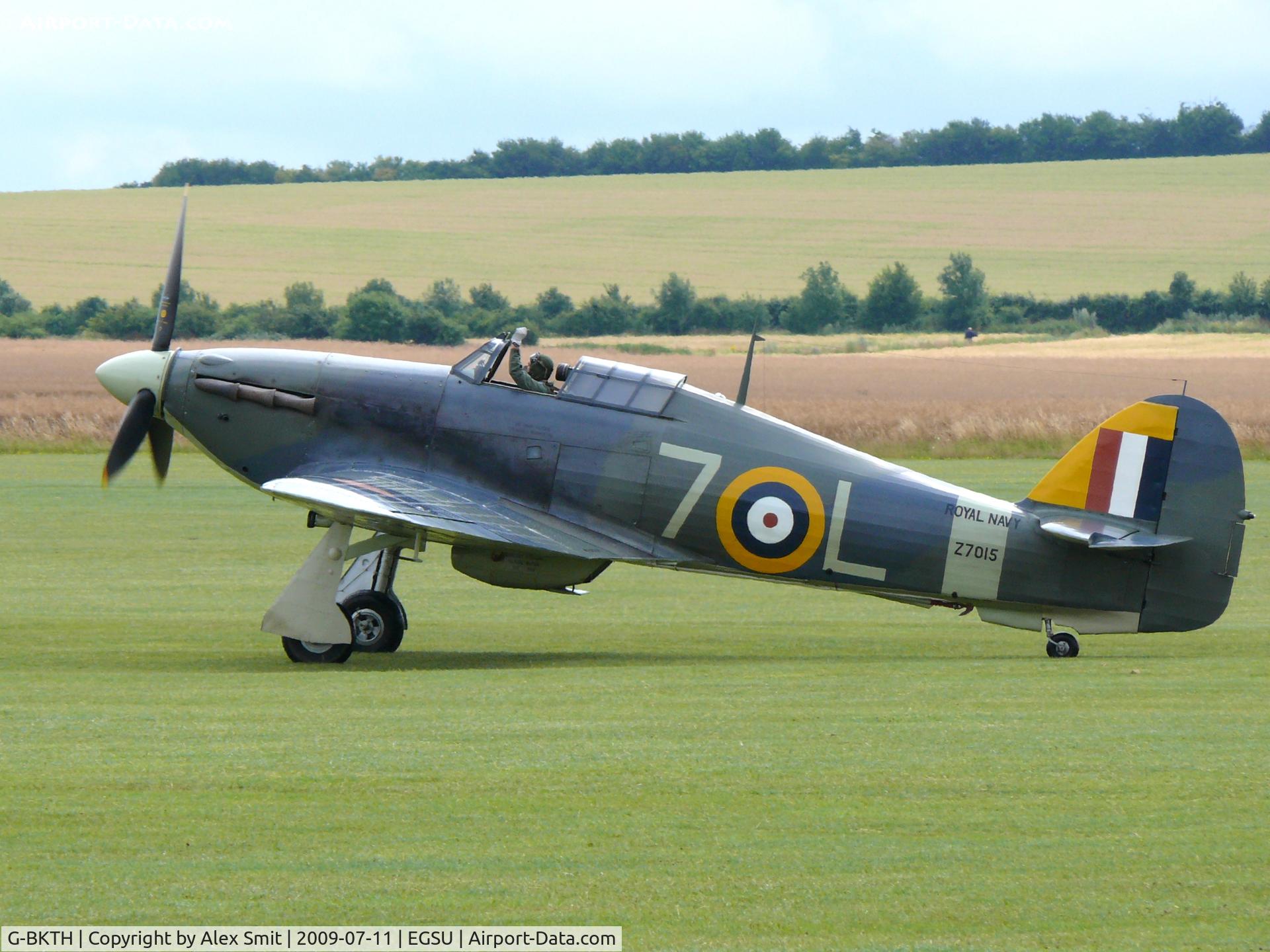 G-BKTH, 1939 Hawker (CCF) Sea Hurricane Mk1B C/N CCF/41H/4013, Hawker Sea Hurricane IB G-BKTH The Shuttleworth Trust painted as Royal Navy Z7015/7L