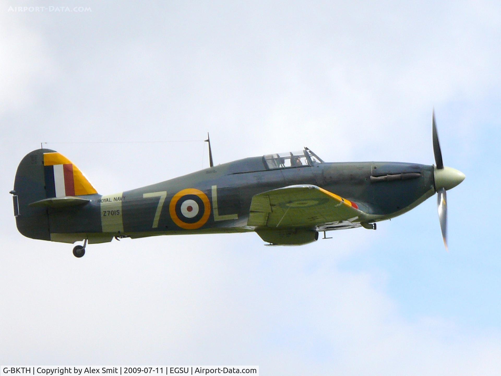 G-BKTH, 1939 Hawker (CCF) Sea Hurricane Mk1B C/N CCF/41H/4013, Hawker Sea Hurricane IB G-BKTH The Shuttleworth Trust painted as Royal Navy Z7015/7L