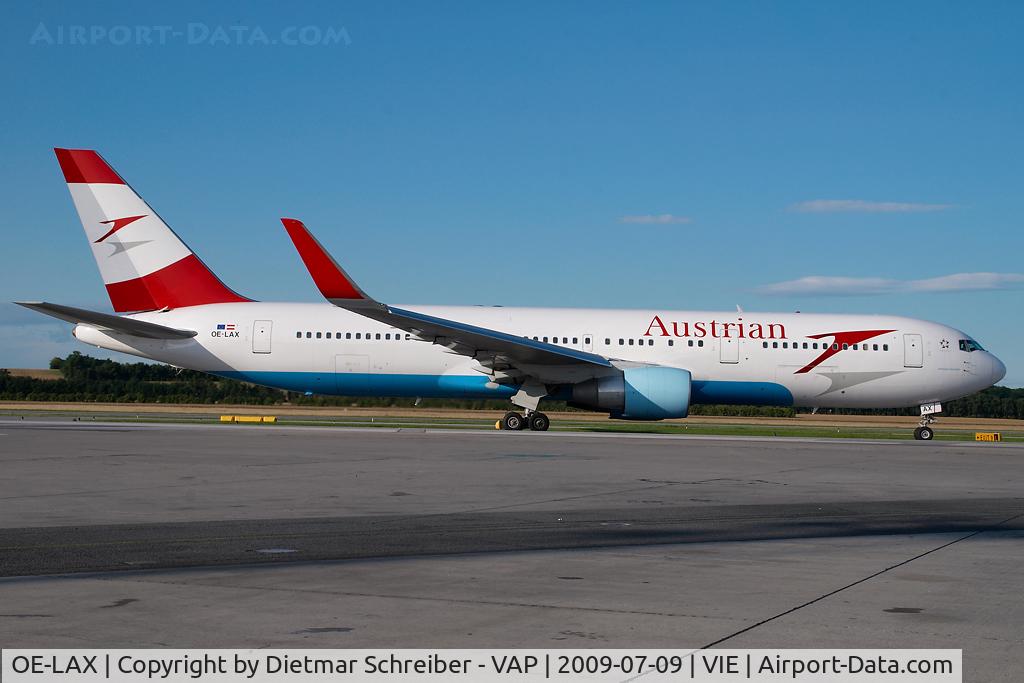 OE-LAX, 1992 Boeing 767-3Z9/ER C/N 27095, Austrian Airlines Boeing 767-300
