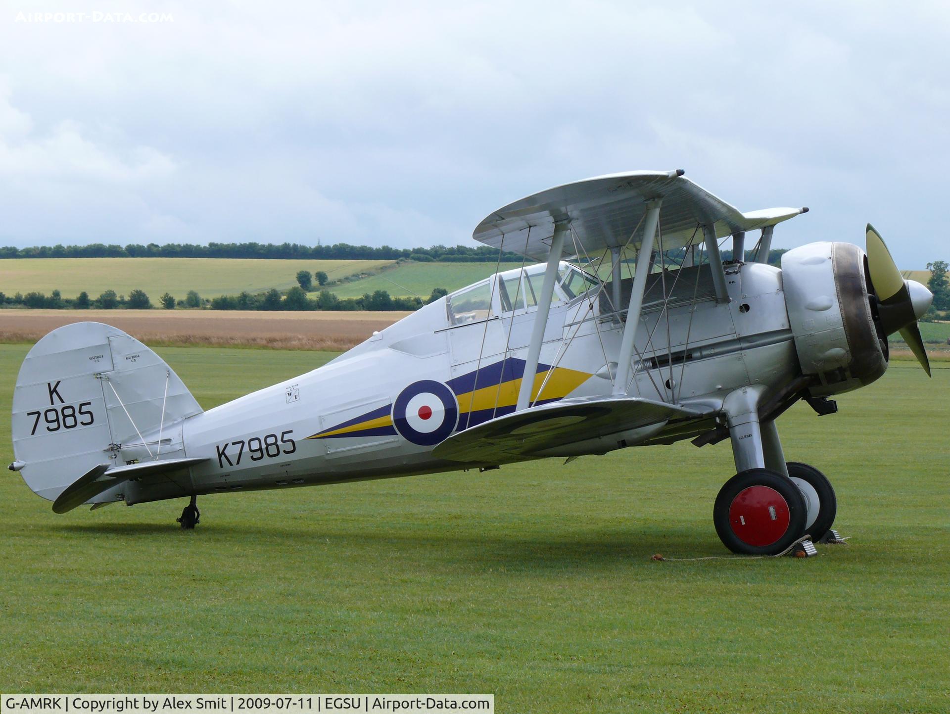 G-AMRK, 1937 Gloster Gladiator Mk1 C/N [L8032], Gloster Gladiator I G-AMRK The Shuttleworth Trust painted as Royal Air Force K7985