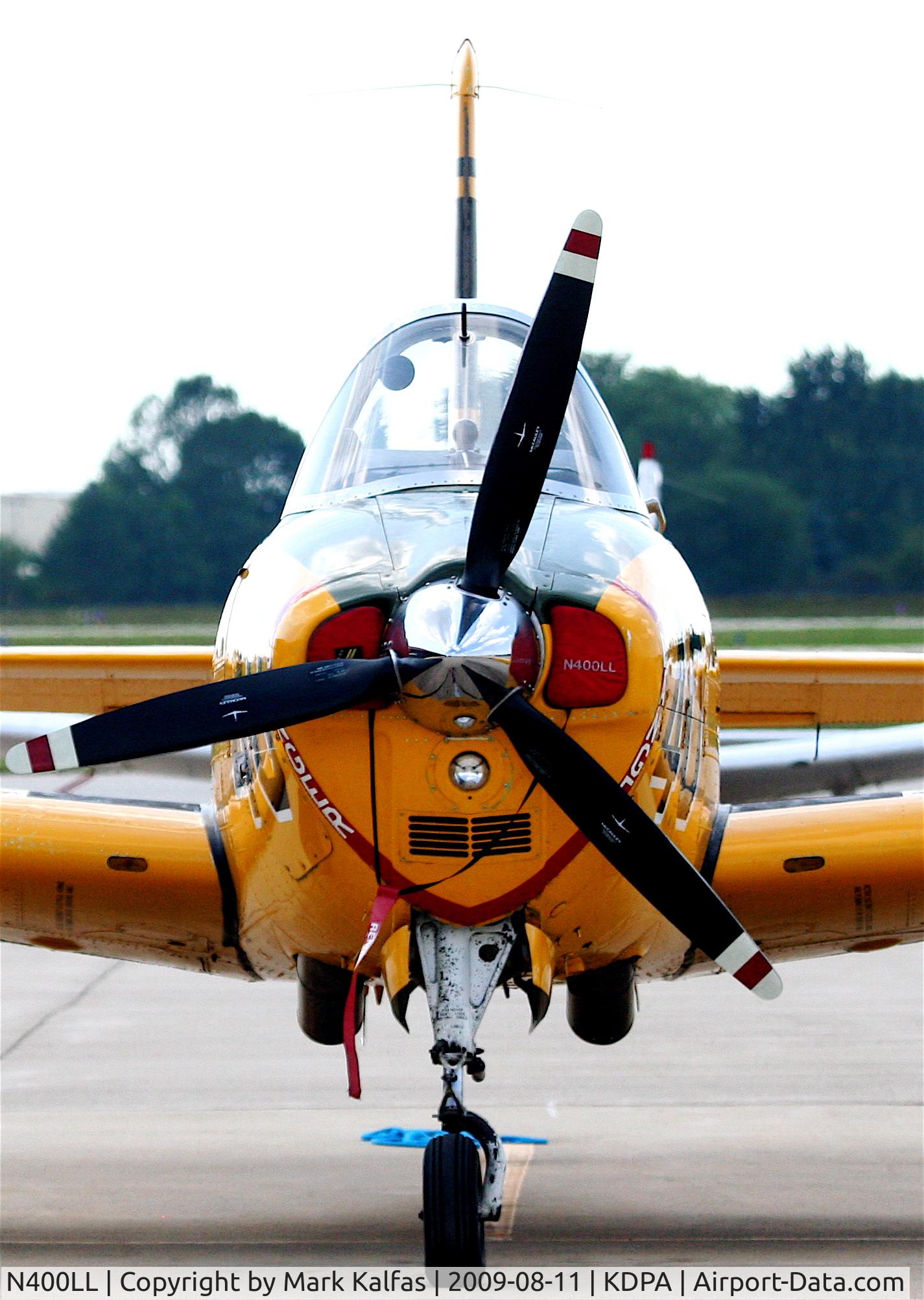 N400LL, 1957 Beech T-34B Mentor C/N BG-400, Lima Lima Beech D-45, N400LL on the ramp KDPA.