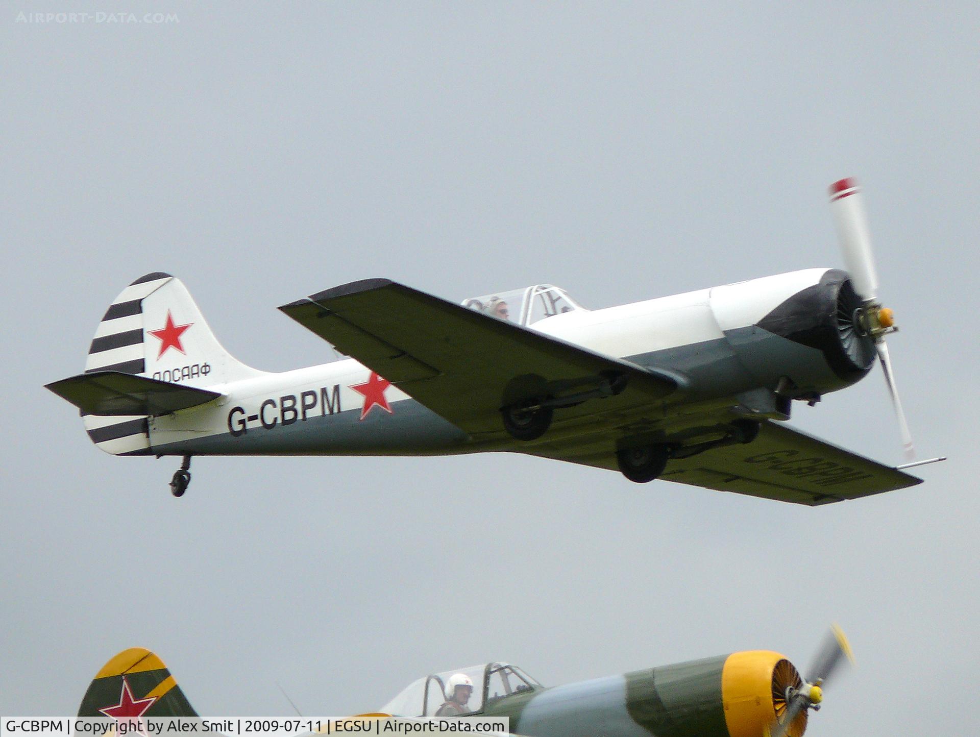 G-CBPM, 1981 Yakovlev Yak-50 C/N 812101, Yakovlev Yak50 G-CBPM PW Ansell of team Aerostars
