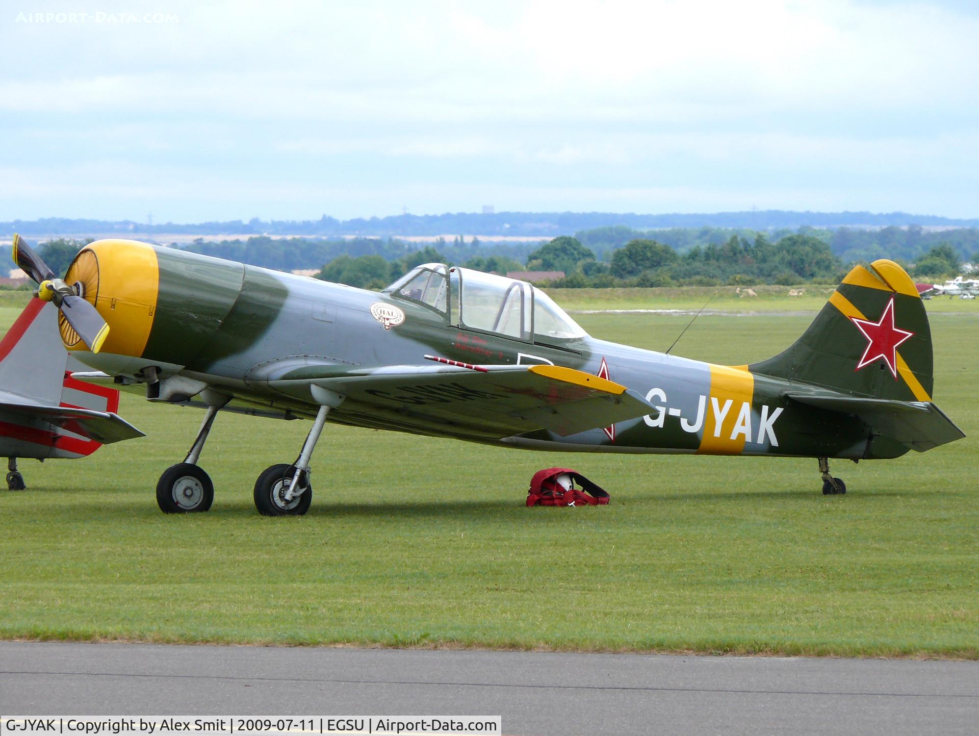 G-JYAK, 1985 Yakovlev Yak-50 C/N 853001, Yakovlev Yak50 G-JYAK JW Stow of team Aerostars