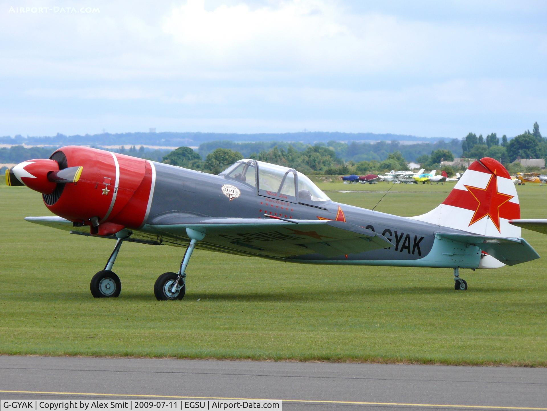 G-GYAK, 1985 Yakovlev Yak-50 C/N 852905, Yakovlev Yak50 G-GYAK Mark Levy of team Aerostars