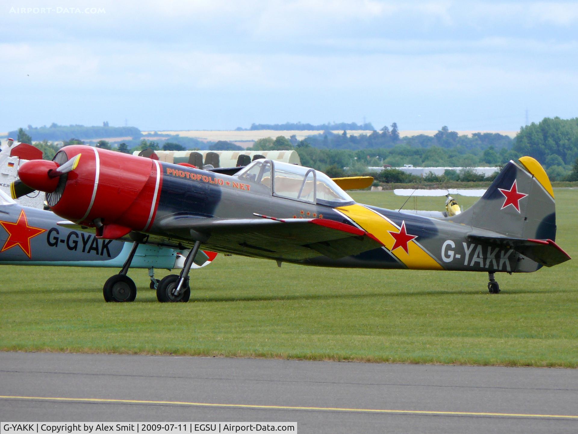 G-YAKK, 1985 Yakovlev Yak-50 C/N 853104, Yakovlev Yak50 G-YAKK Whisky UK of team Aerostars