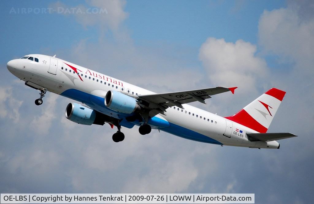 OE-LBS, 2000 Airbus A320-214 C/N 1189, Austrian Airlines Airbus A320 