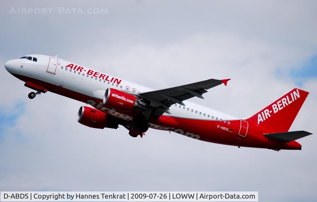 D-ABDS, 2007 Airbus A320-214 C/N 3289, Air Berlin Airbus A320