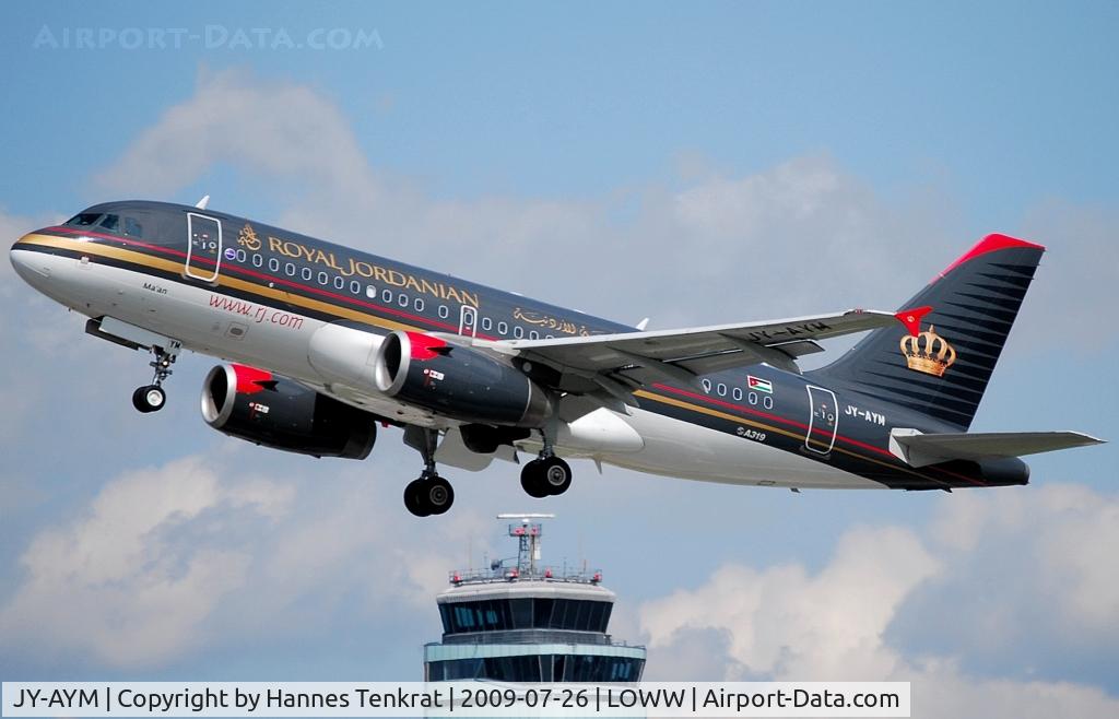JY-AYM, 2008 Airbus A319-132 C/N 3685, Royal Jordanian Airbus A319