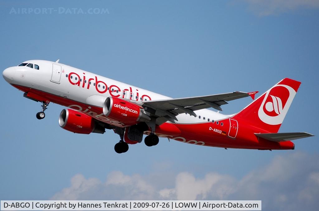 D-ABGO, 2008 Airbus A319-112 C/N 3689, Air Berlin Airbus A319