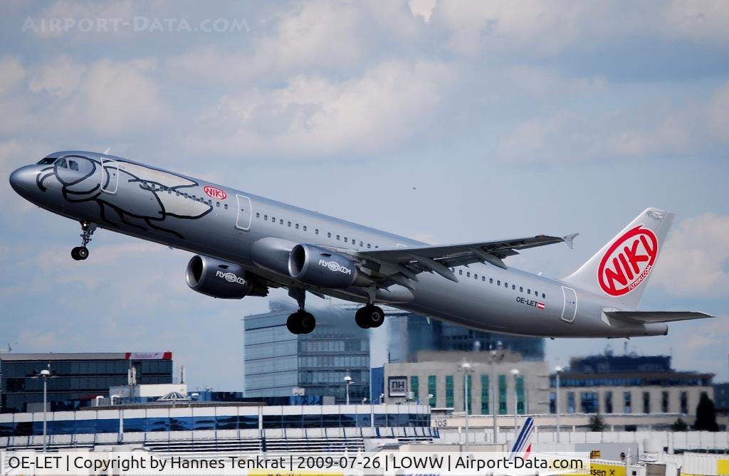 OE-LET, 2009 Airbus A321-211 C/N 3830, FlyNIKI Airbus A321 
