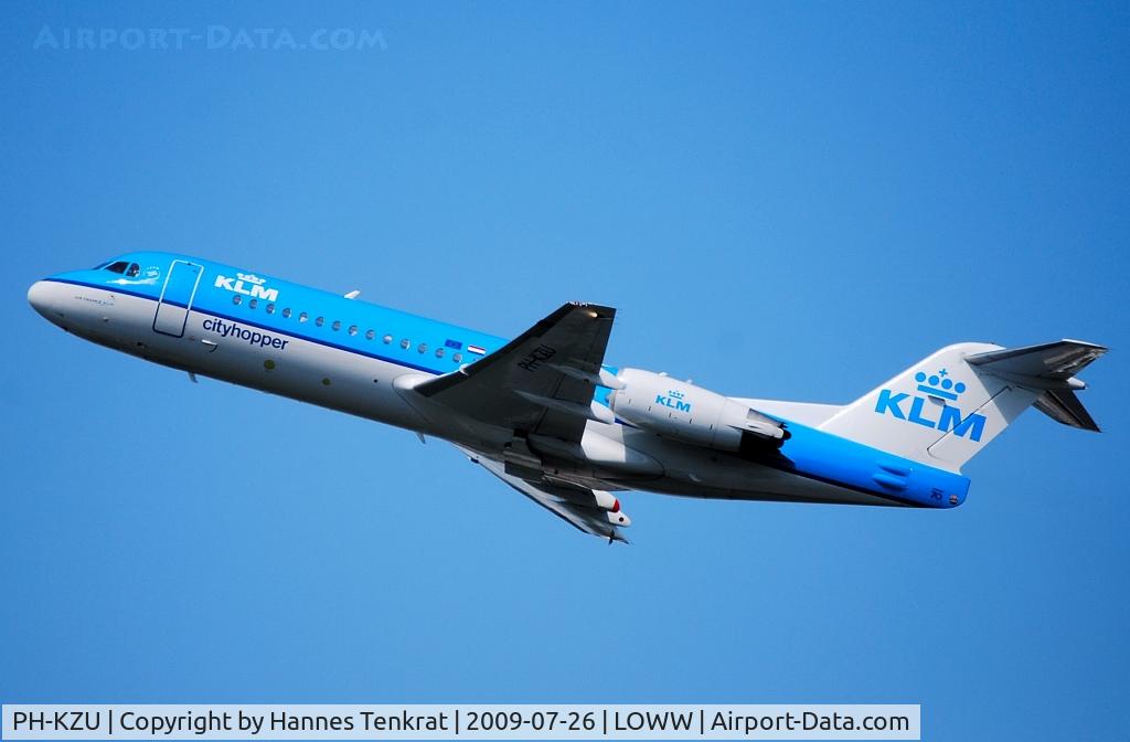 PH-KZU, 1995 Fokker 70 (F-28-0070) C/N 11543, KLM cityhopper Fokker 70