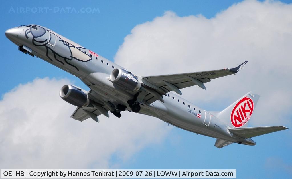 OE-IHB, 2009 Embraer 190LR (ERJ-190-100LR) C/N 19000294, FlyNIKI Embraer ERJ 190-100LR 