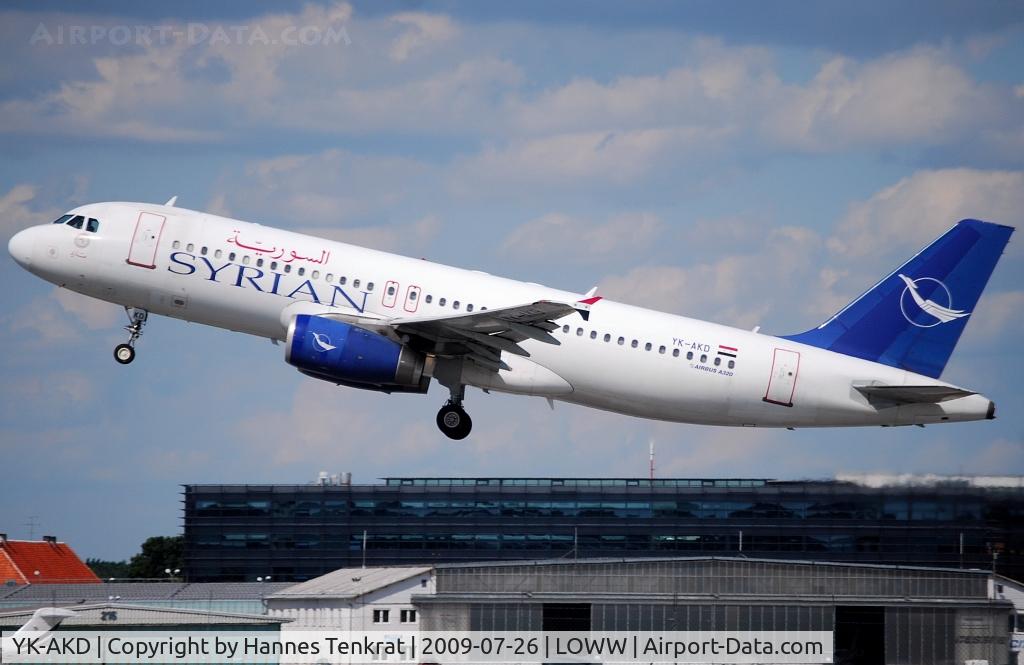 YK-AKD, 1999 Airbus A320-232 C/N 1076, Syrian Airbus A320 