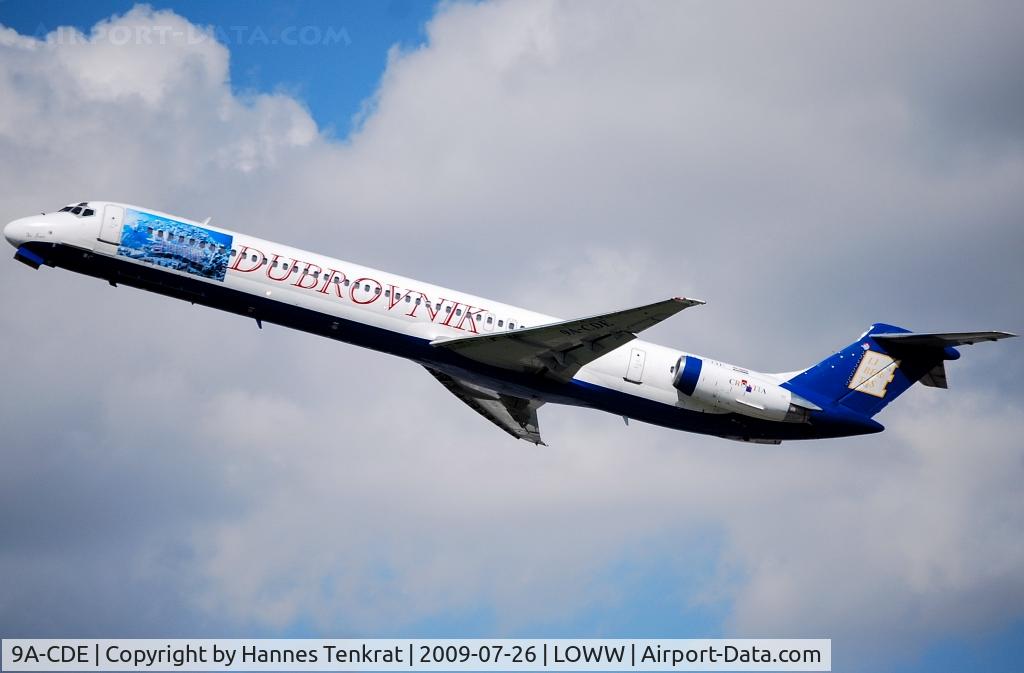 9A-CDE, 1981 McDonnell Douglas MD-82 (DC-9-82) C/N 48066, Dubrovnik McDonnel-Douglas MD-82 