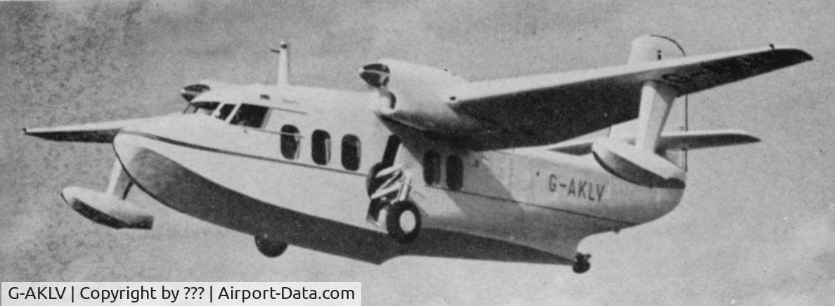 G-AKLV, 1947 Short SA-6 Sealand Mk.I C/N SH.1570, /