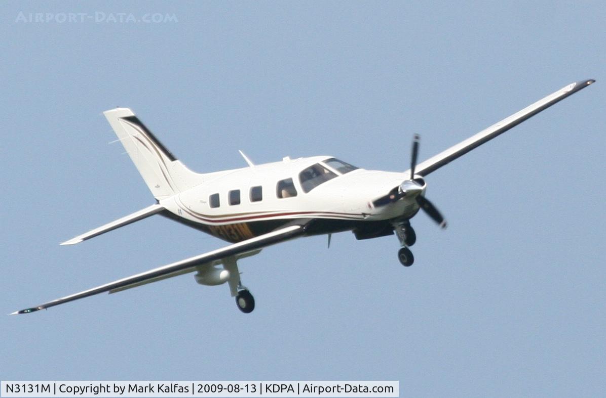 N3131M, 2006 Piper PA-46-350P Malibu Mirage C/N 4636382, Piper Mirage- PA46-350P, N3131M turning final for 20R KDPA