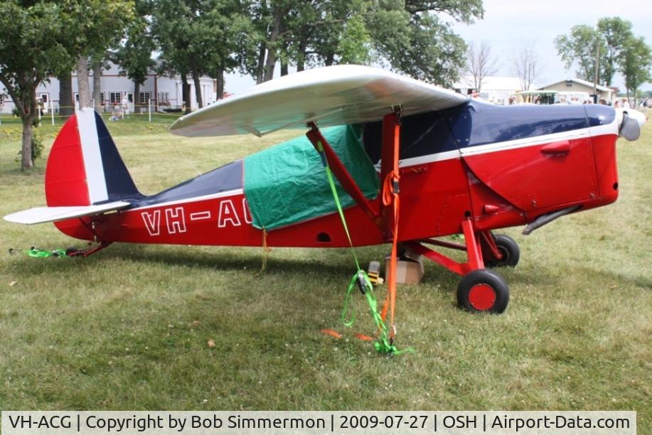 VH-ACG, 1932 Comper CLA-7 Swift C/N GS32/2, Airventure 2009 - Oshkosh, Wisconsin