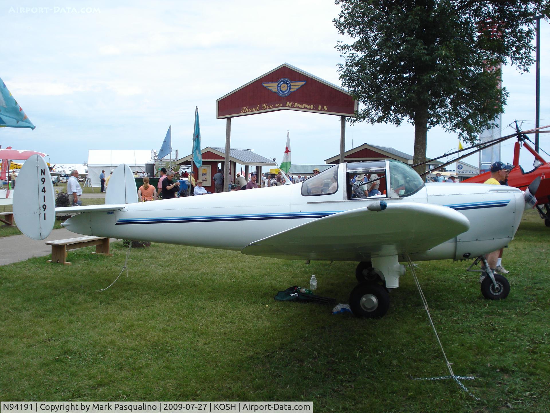 N94191, 1946 Erco 415C Ercoupe C/N 1514, Ercoupe 415-C