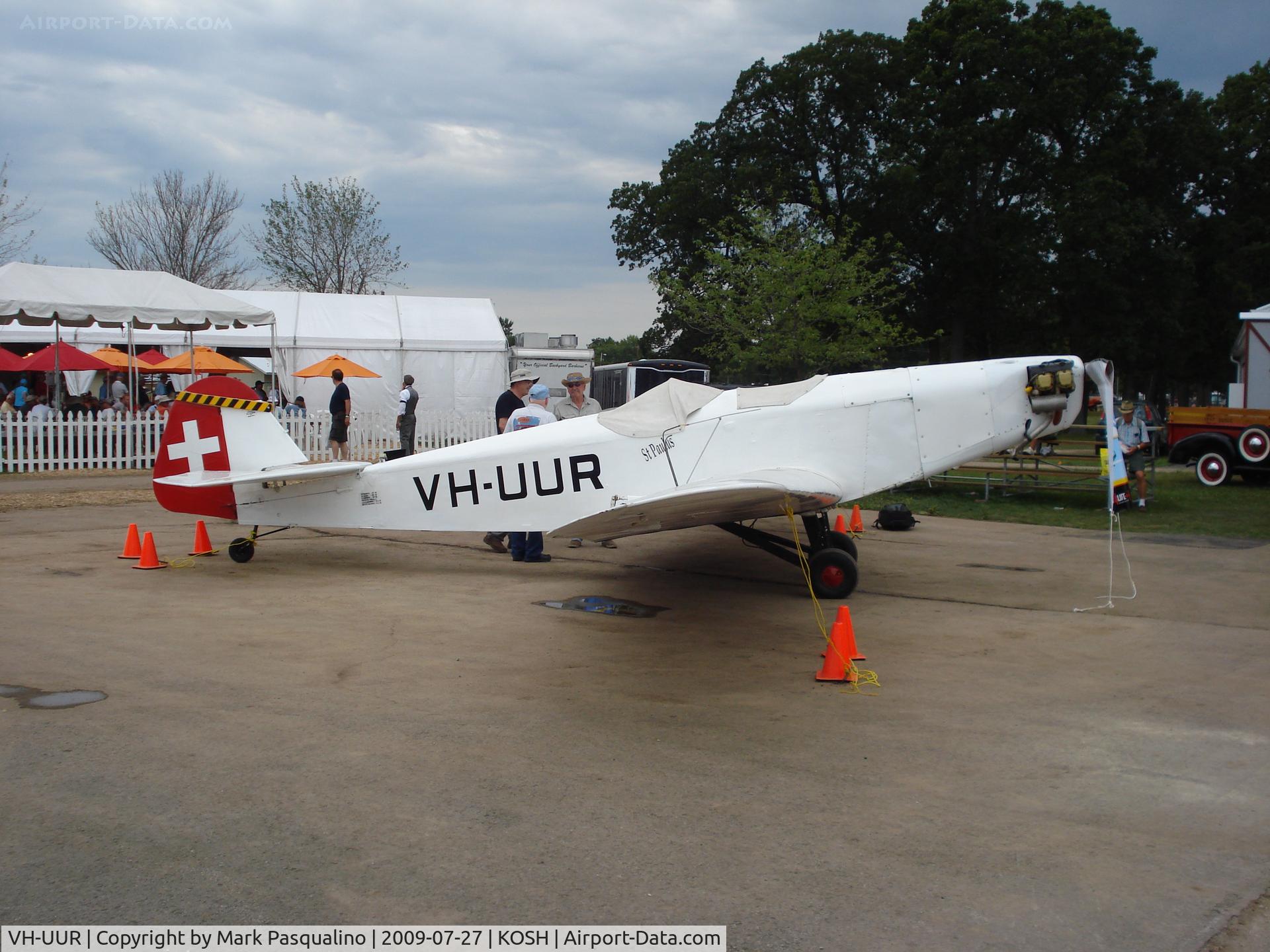 VH-UUR, 1934 Klemm L25-D11 C/N 796, L25-D11