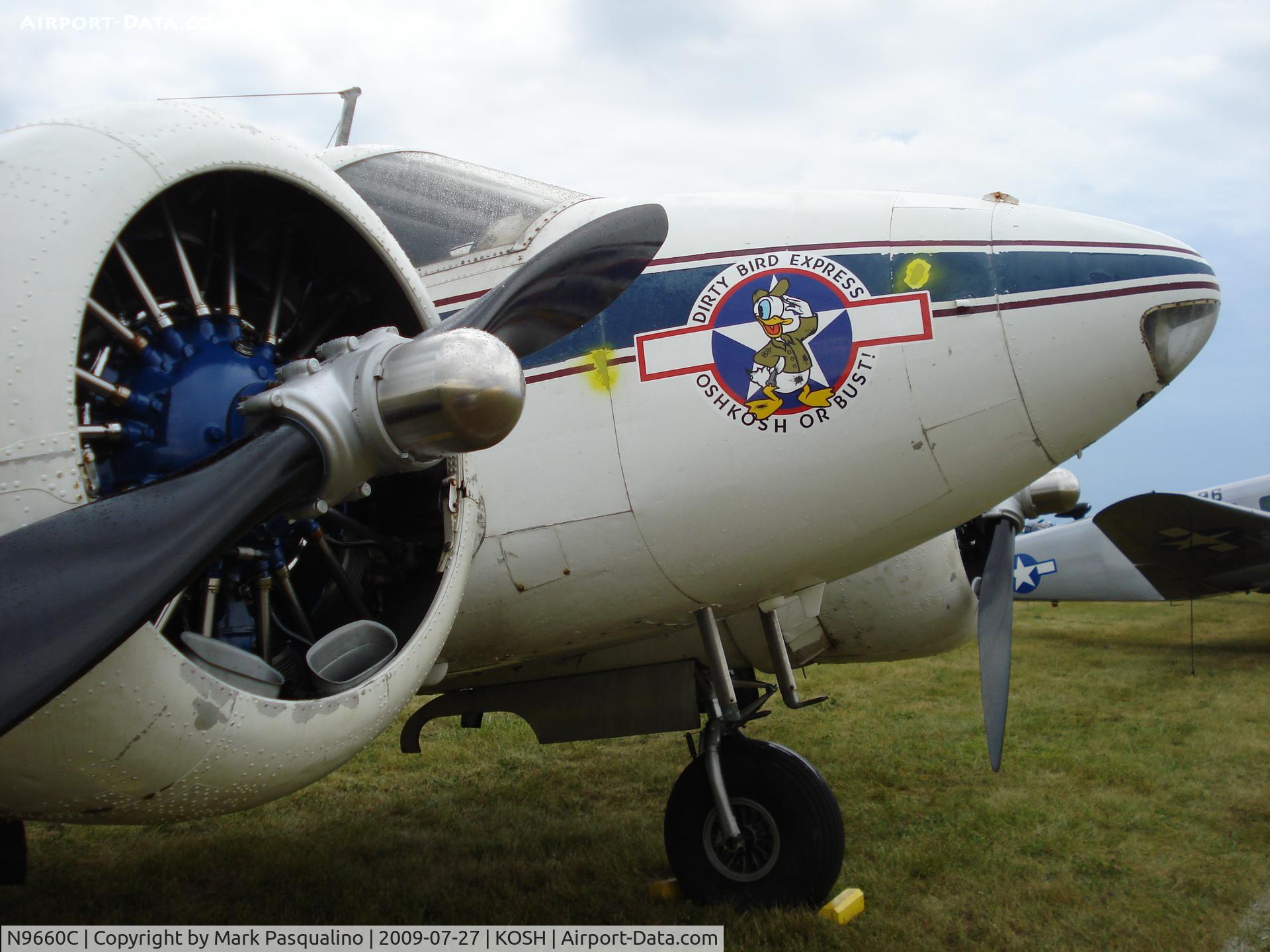 N9660C, 1942 Beech C-45G Expediter C/N AF-220, Beech C-45G