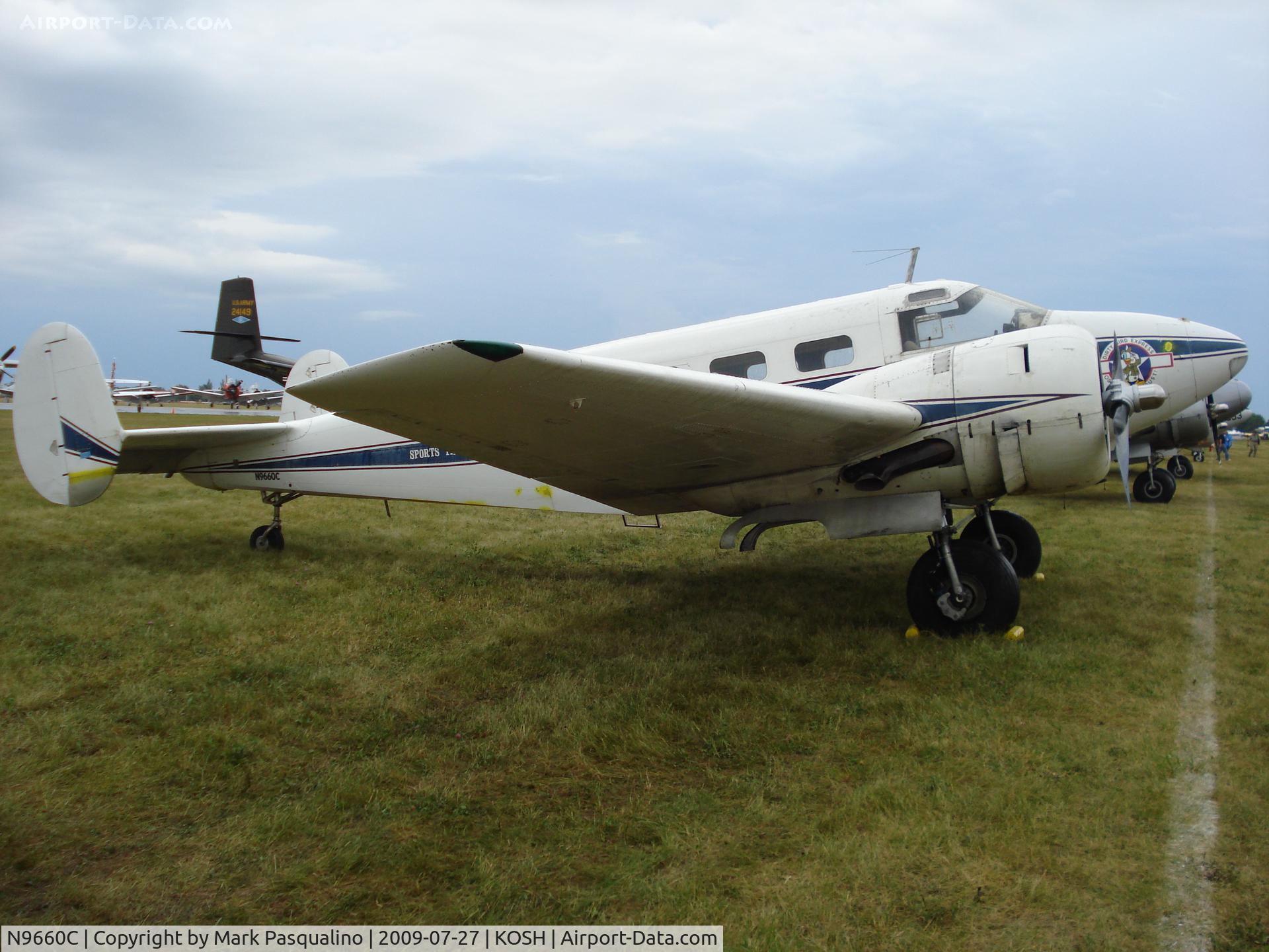 N9660C, 1942 Beech C-45G Expediter C/N AF-220, Beech C-45G