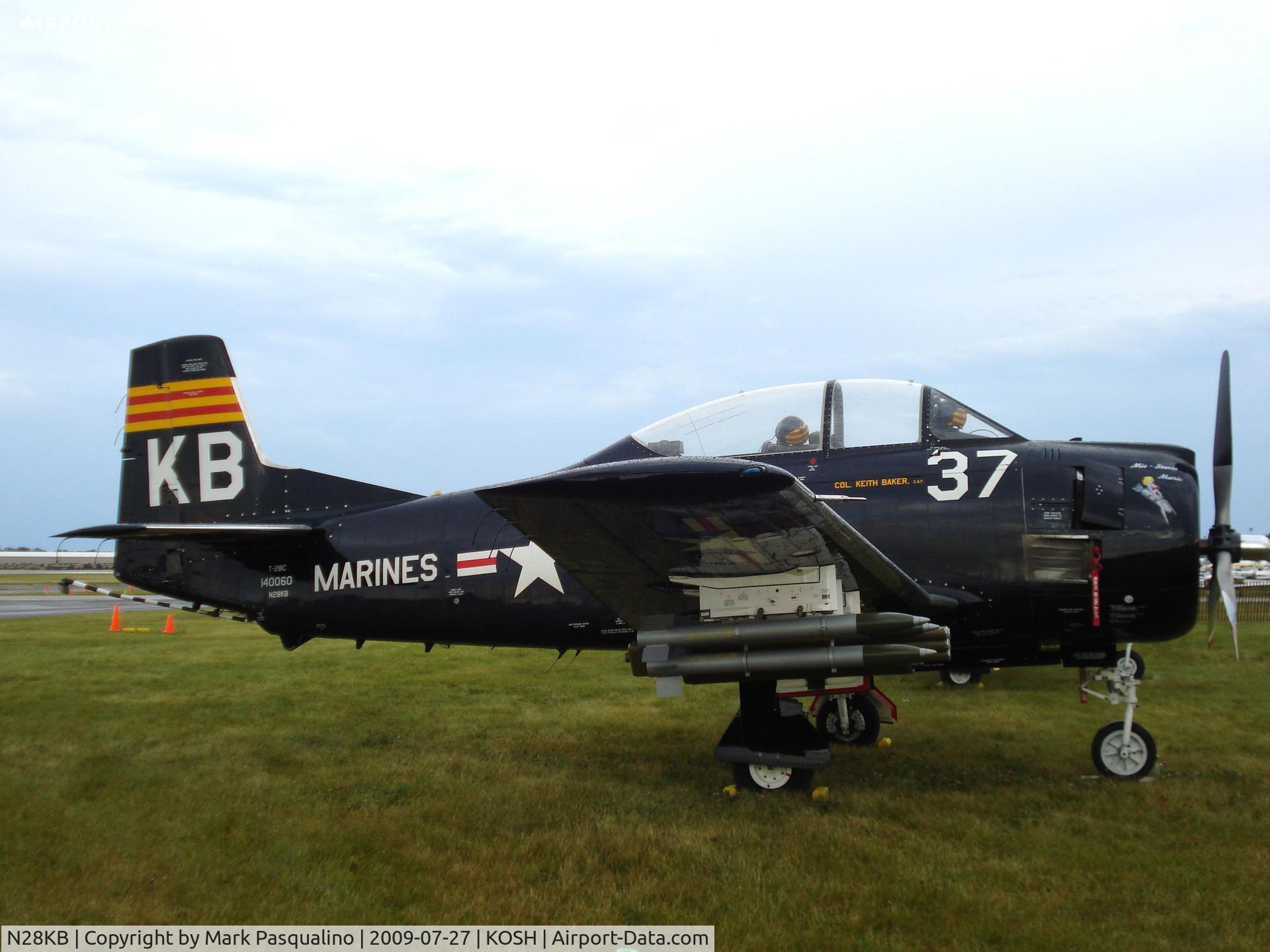 N28KB, 1955 North American T-28C Trojan C/N C-008 (226-8), North American T-28C