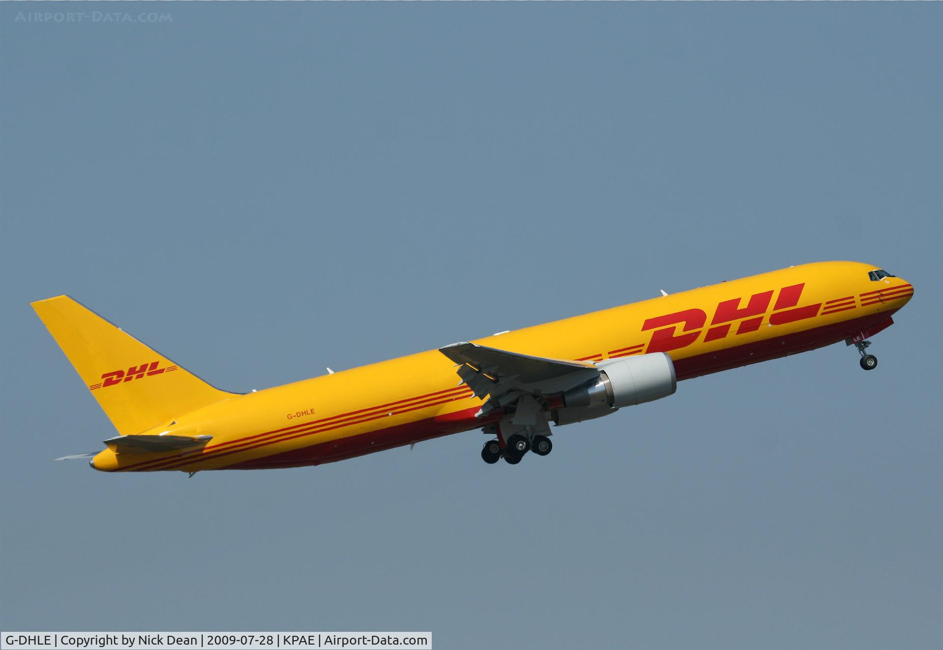 G-DHLE, 2009 Boeing 767-3JHF C/N 37805, KPAE