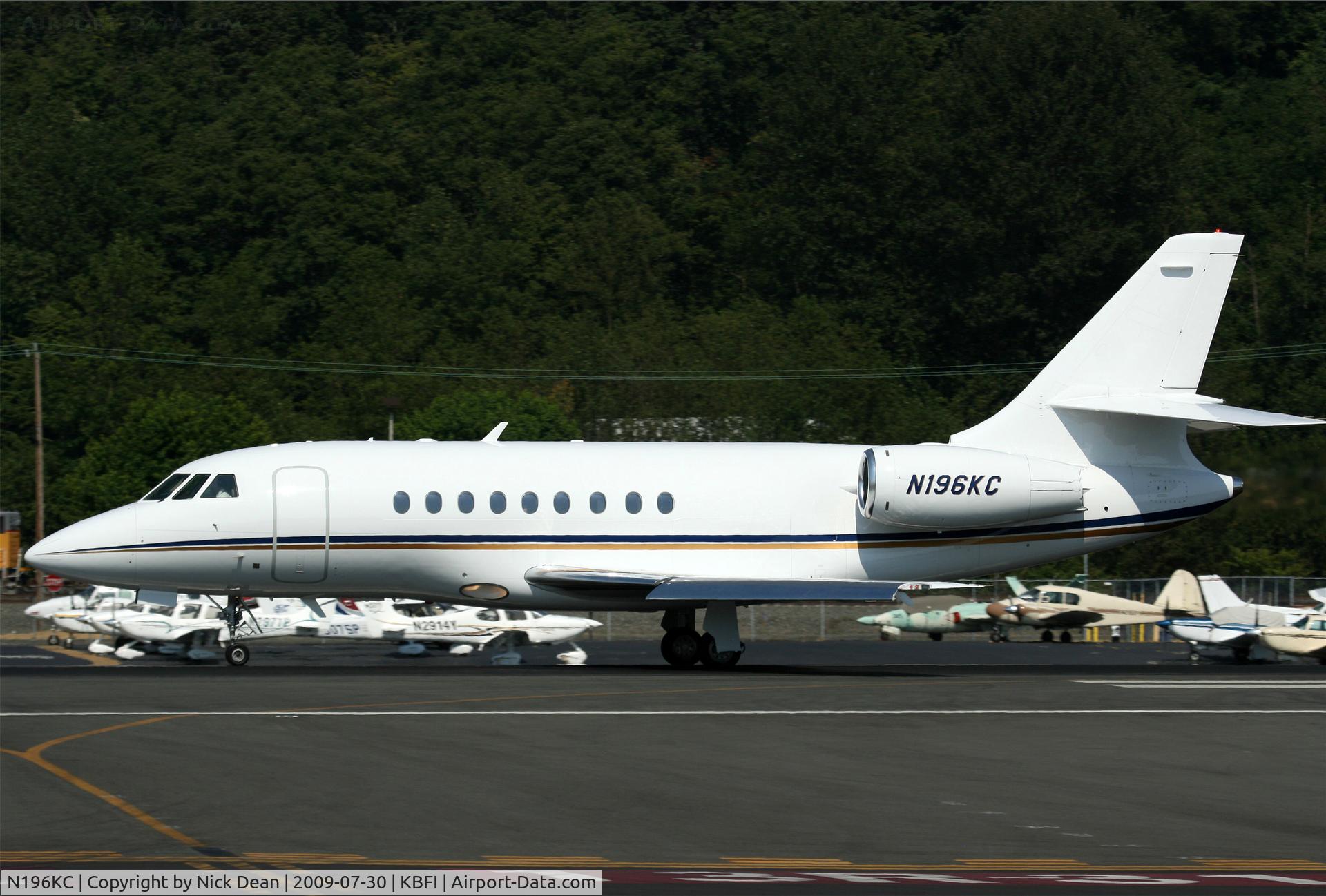 N196KC, 2002 Dassault Falcon 2000 C/N 195, KBFI