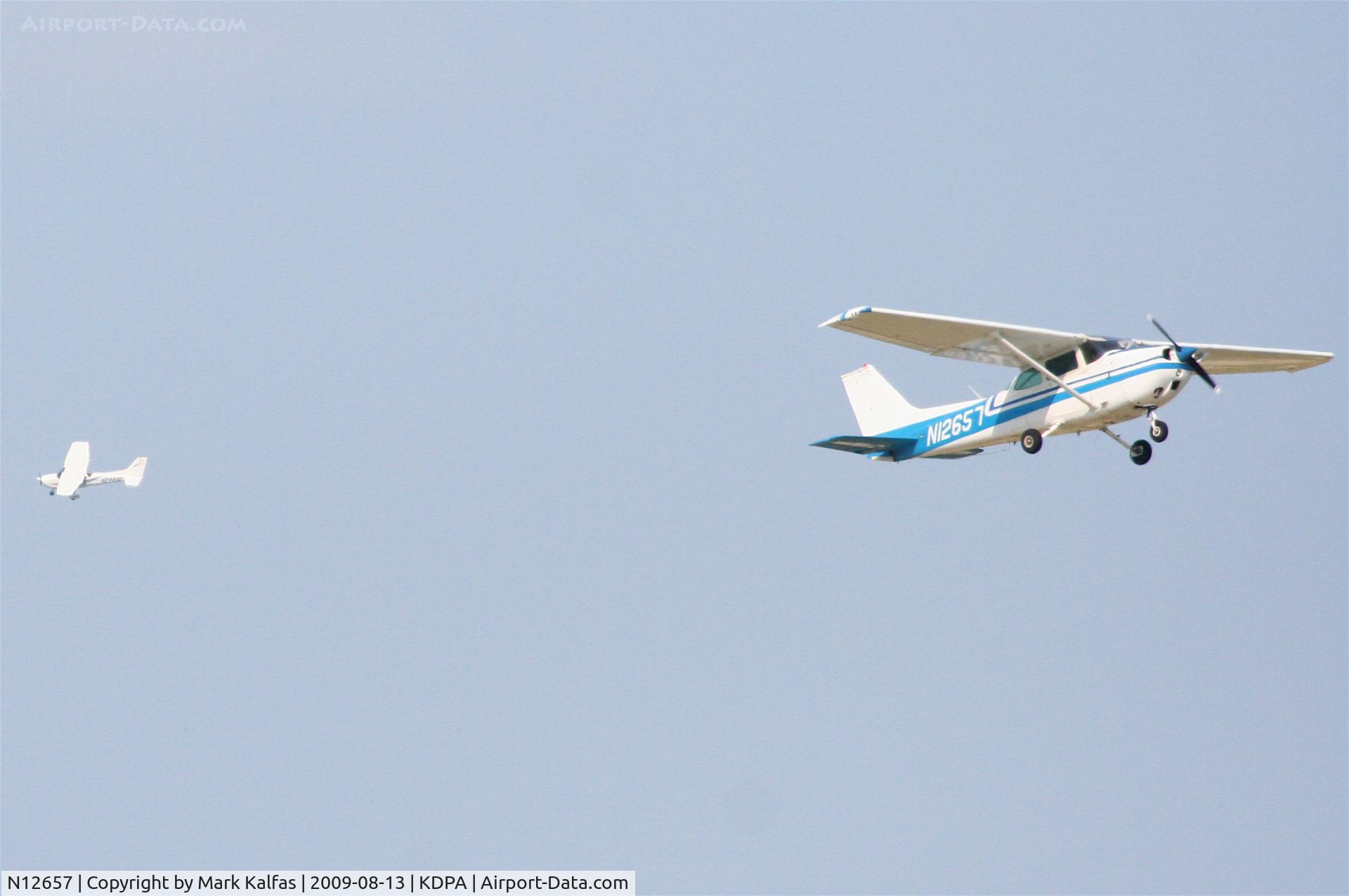 N12657, 1973 Cessna 172M C/N 17262152, Cessna 172M, N12657 departing 20L KDPA