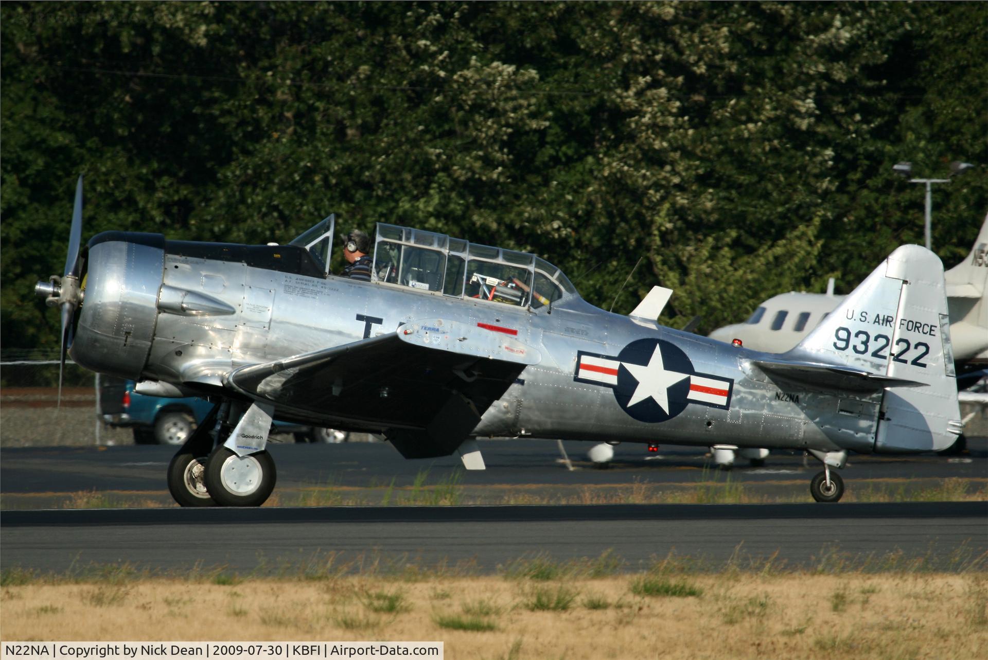 N22NA, 1946 North American T-6G Texan C/N 168-326, KBFI