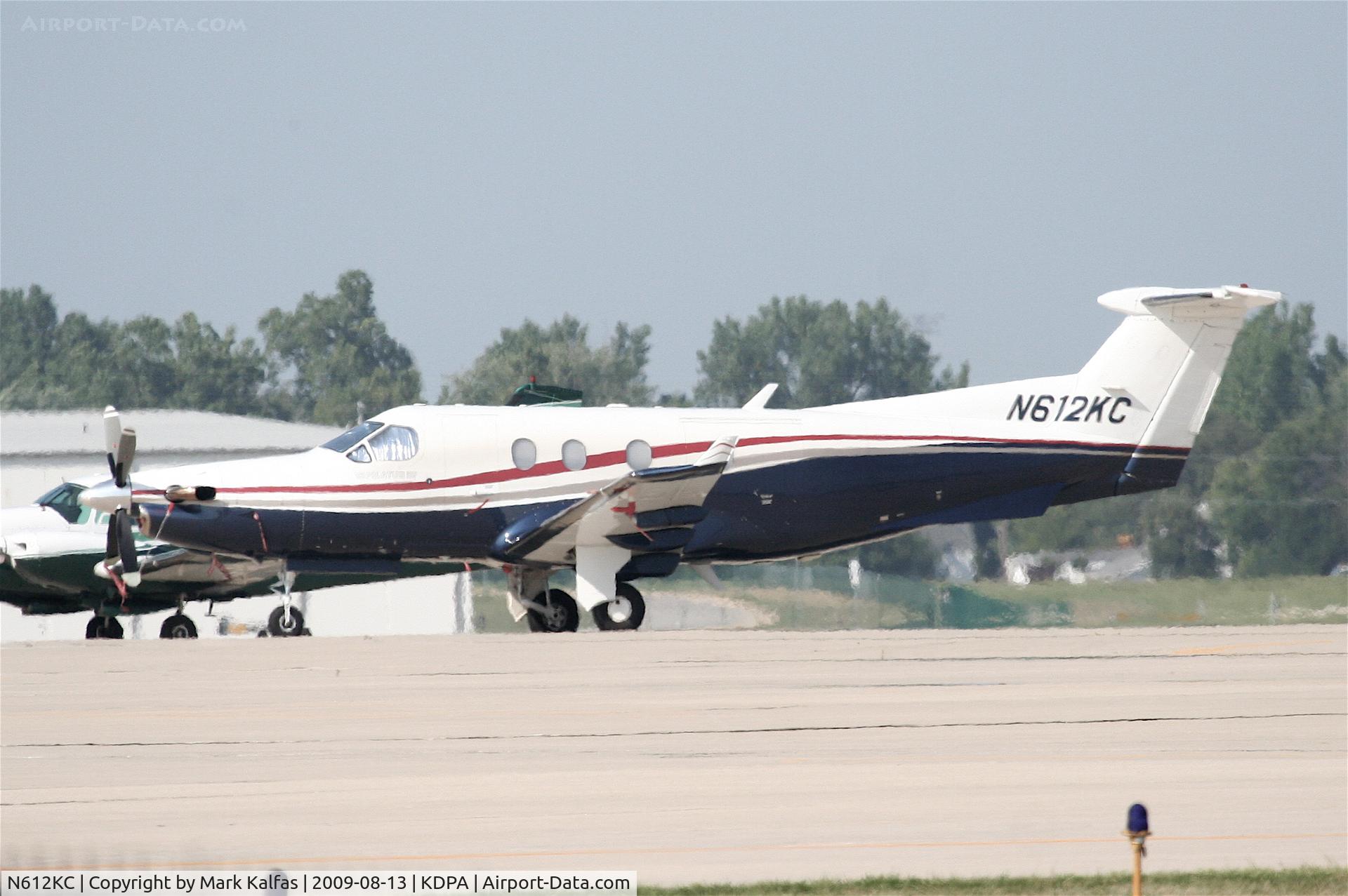 N612KC, 1997 Pilatus PC-12/45 C/N 173, Pilatus PC-12/45, N612KC on the ramp at KDPA