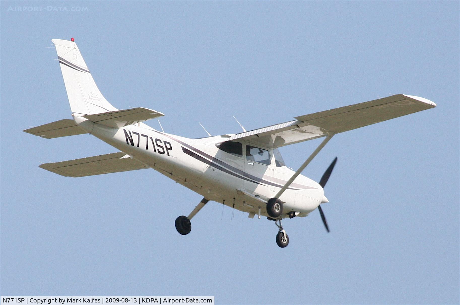 N771SP, 1999 Cessna 182S Skylane C/N 18280653, Illinois State Police Cessna 182S, N771SP short final RWY 20R KDPA.