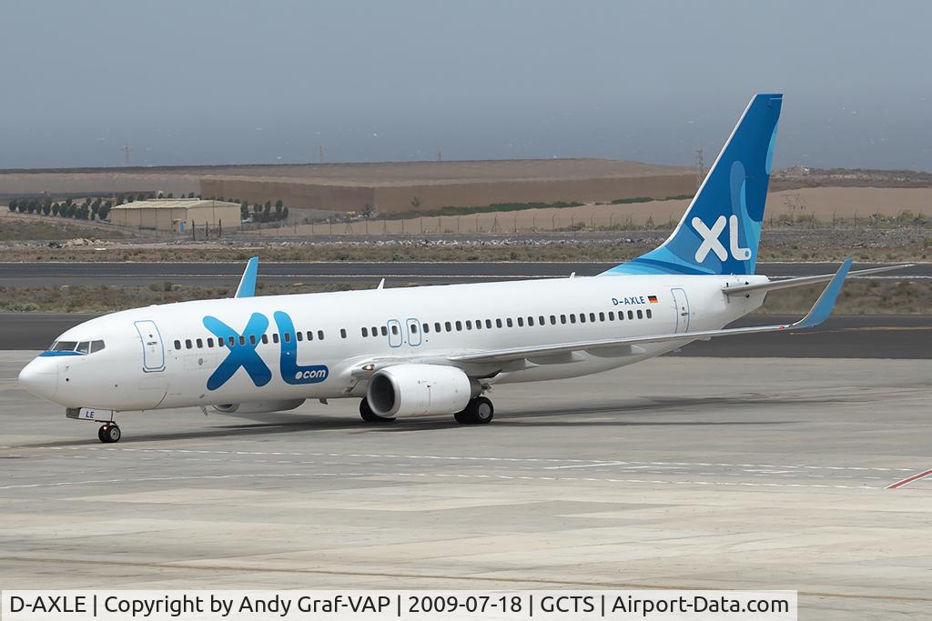 D-AXLE, 2007 Boeing 737-8Q8 C/N 30724, XL Germany 737-800