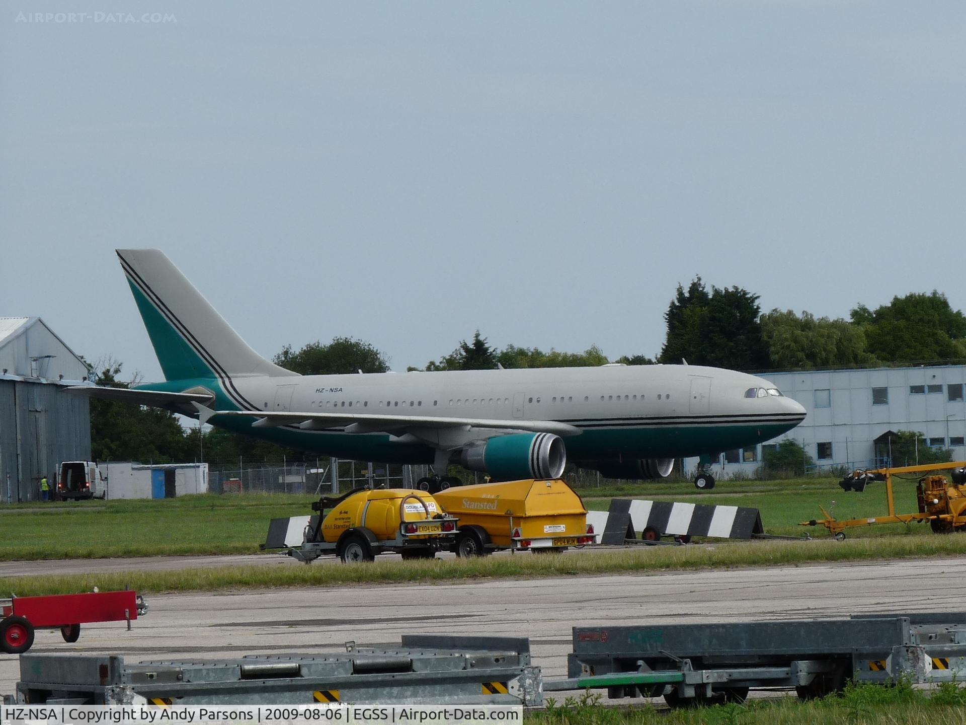 HZ-NSA, 1987 Airbus A310-304 C/N 431, Visiting Stansted