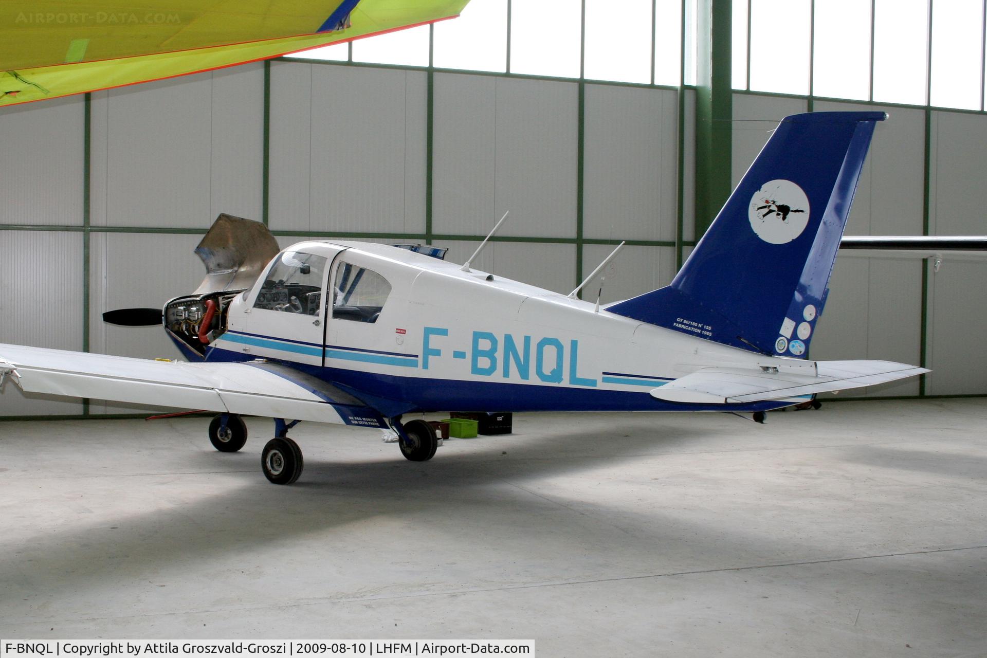 F-BNQL, 1966 Gardan GY-80-180 Horizon C/N 155, Correction, mending on Fertöszentmiklós. 2008-05-from 21 operates in Austria.