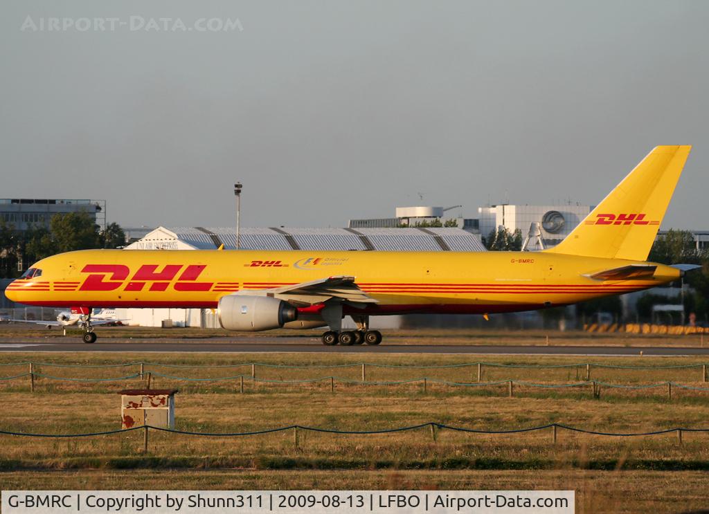 G-BMRC, 1988 Boeing 757-236/SF C/N 24072, Ready for departure rwy 32R
