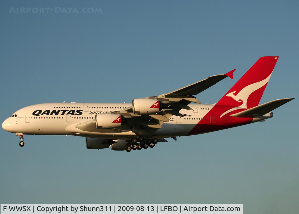 F-WWSX, 2008 Airbus A380-842 C/N 026, C/n 026 - To be VH-OQD