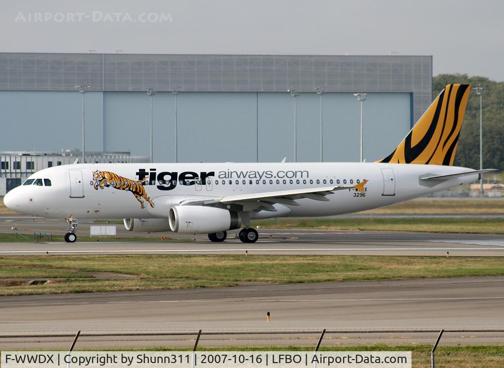 F-WWDX, 2007 Airbus A320-232 C/N 3296, C/n 3296 - To be VH-VND