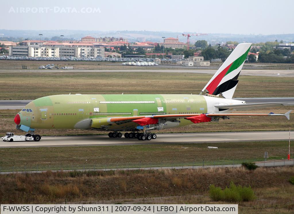 F-WWSS, 2008 Airbus A380-861 C/N 020, C/n 020 - For Emirates