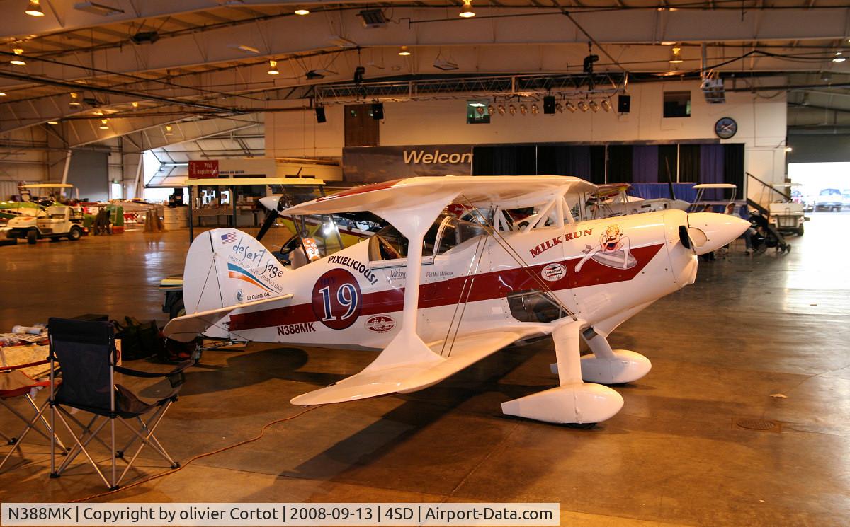 N388MK, 1989 Pitts S-1SE Special C/N MVK1988, taken during the Reno Air races 2008