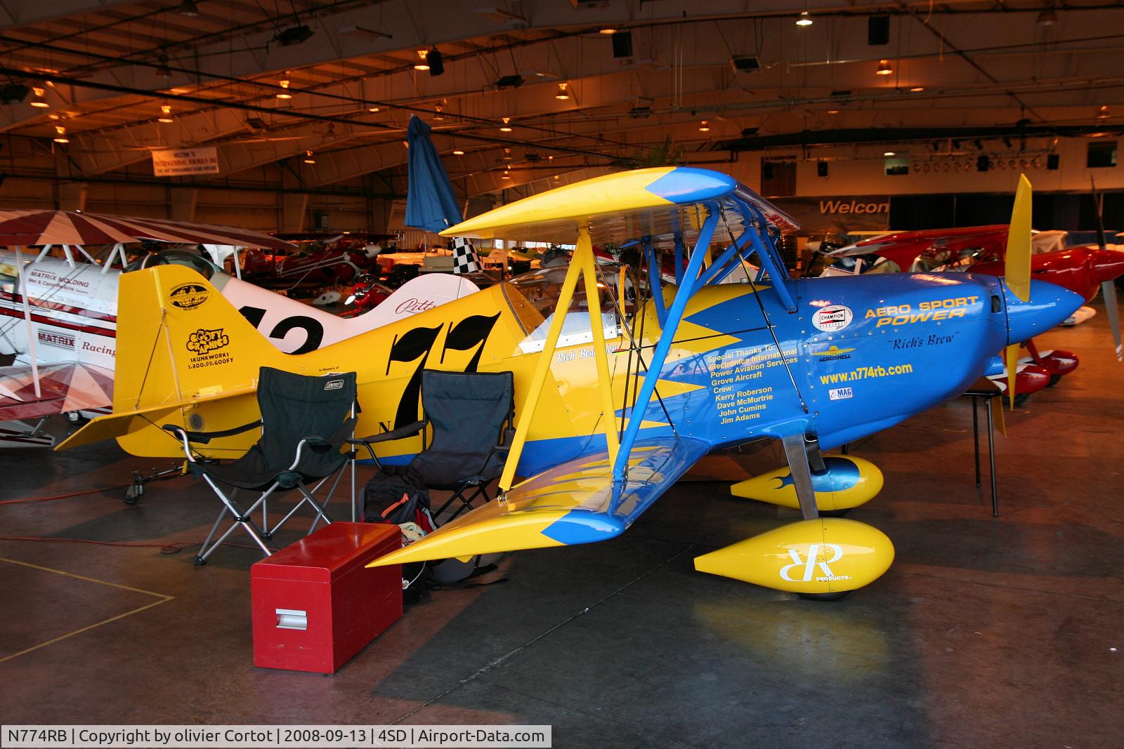 N774RB, 1991 Smith DSA-1 Miniplane C/N 1 (N774RB), seen at the Reno air races 2008