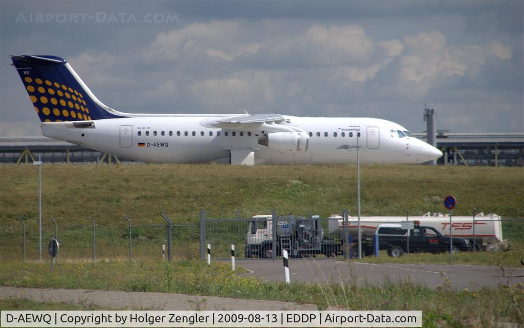 D-AEWQ, 1991 British Aerospace BAe.146-300 C/N E3203, On the western taxiway bridge