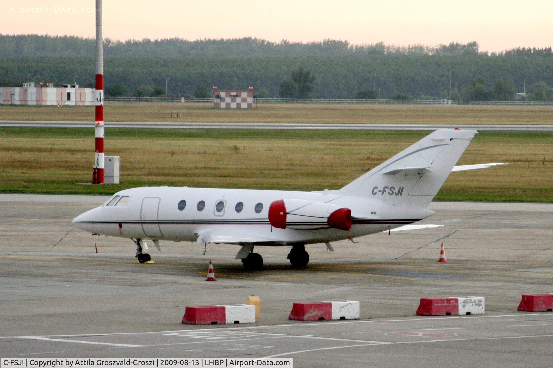 C-FSJI, 1977 Dassault Falcon (Mystere) 20F-5 C/N 373, Budapest Ferihegy Terminal 1.