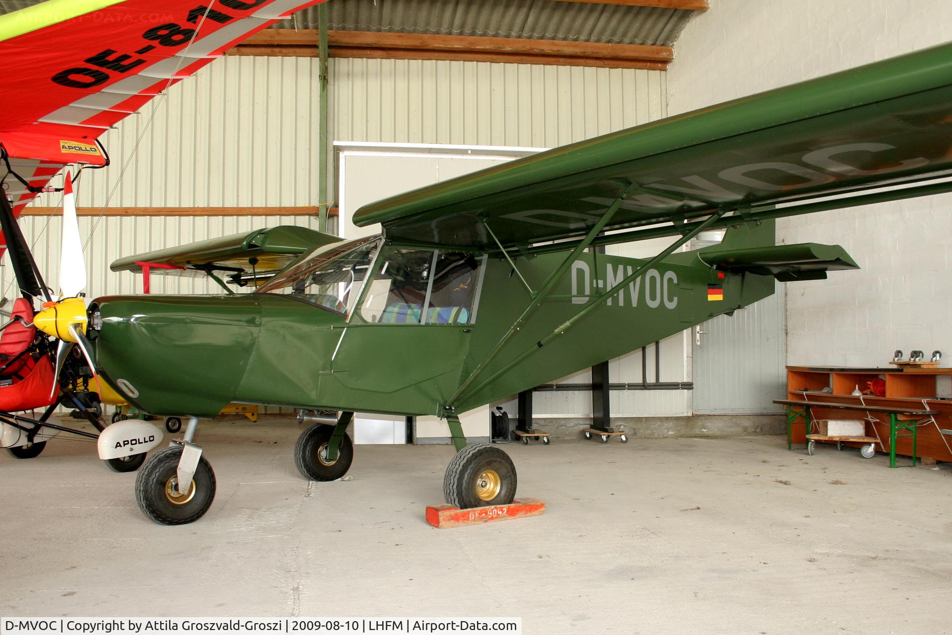 D-MVOC, 2001 Zenair STOL CH-701 D C/N 7-3972, Fertöszentmiklos - Meidl Airport / LHFM - Hungary