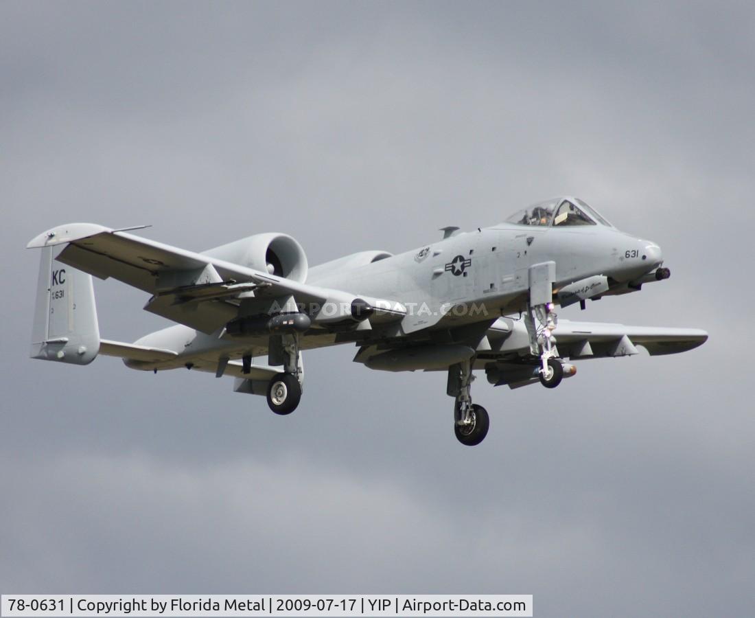 78-0631, 1978 Fairchild Republic A-10C Thunderbolt II C/N A10-0251, A-10A Thunderbolt II