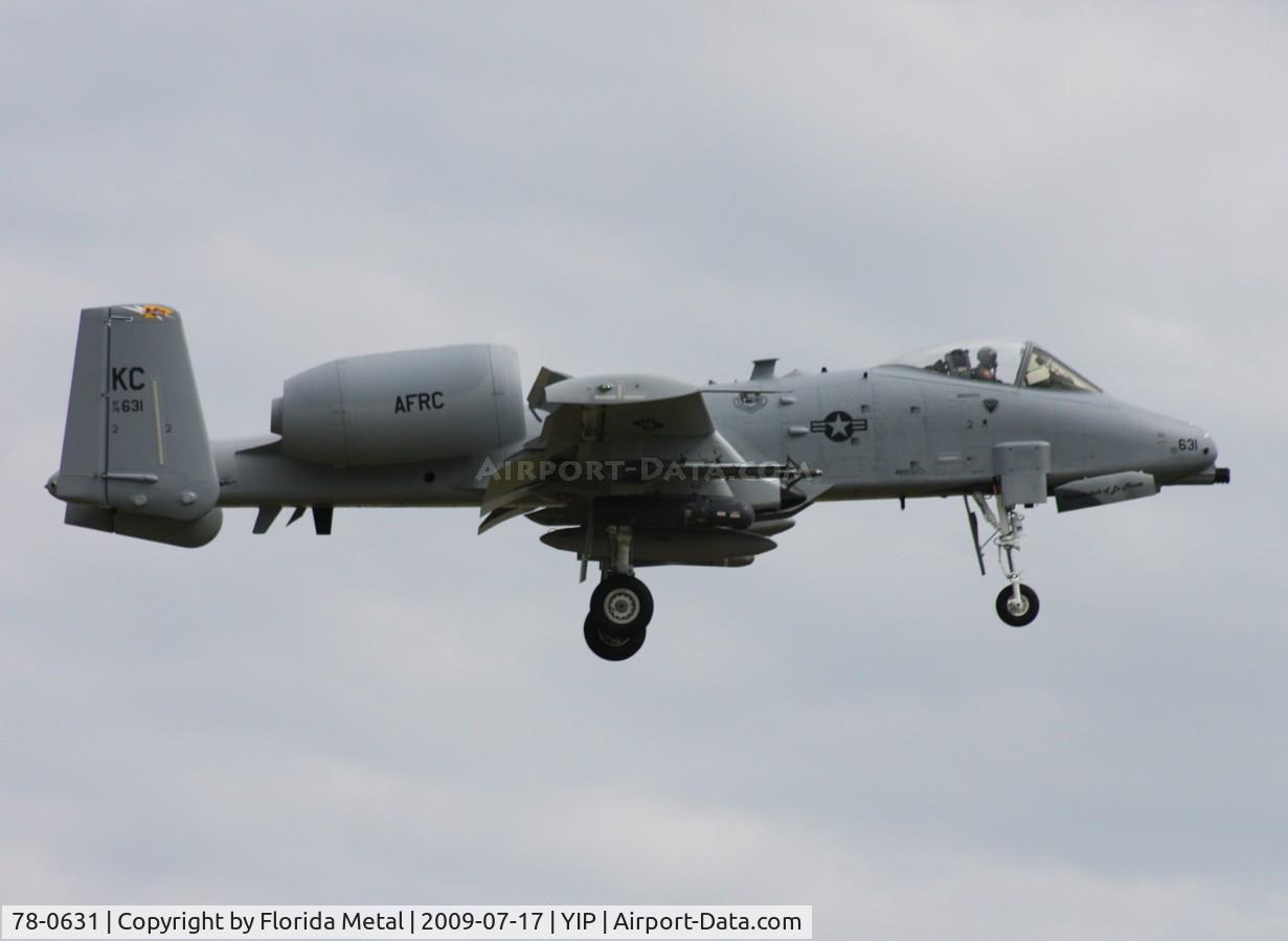 78-0631, 1978 Fairchild Republic A-10C Thunderbolt II C/N A10-0251, A-10A Wart hog