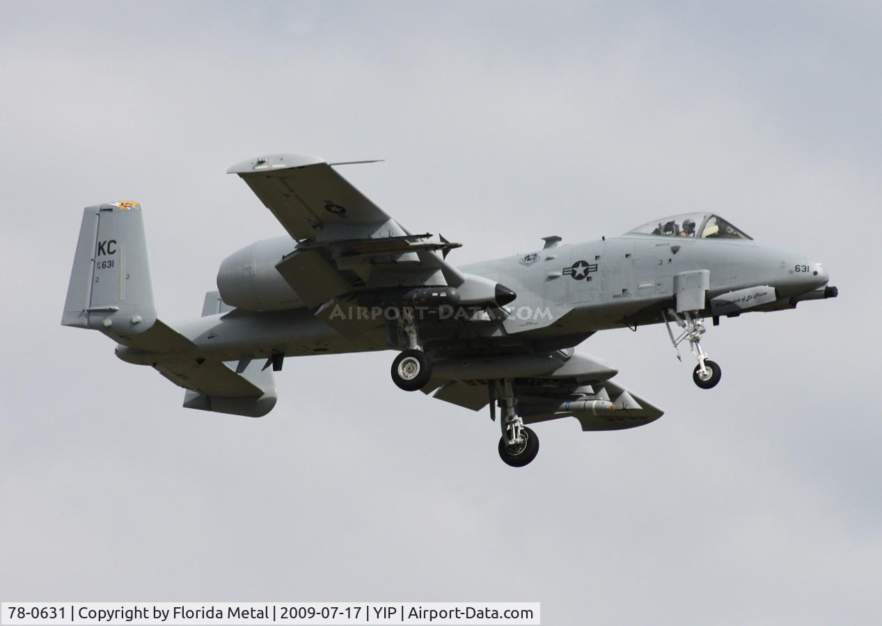 78-0631, 1978 Fairchild Republic A-10C Thunderbolt II C/N A10-0251, A-10 Warthog
