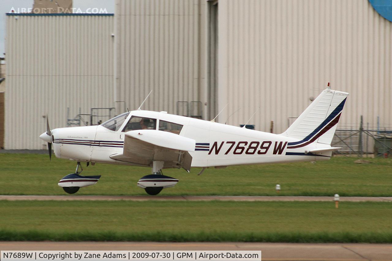 N7689W, 1964 Piper PA-28-180 C/N 28-1681, At Grand Prairie Municipal