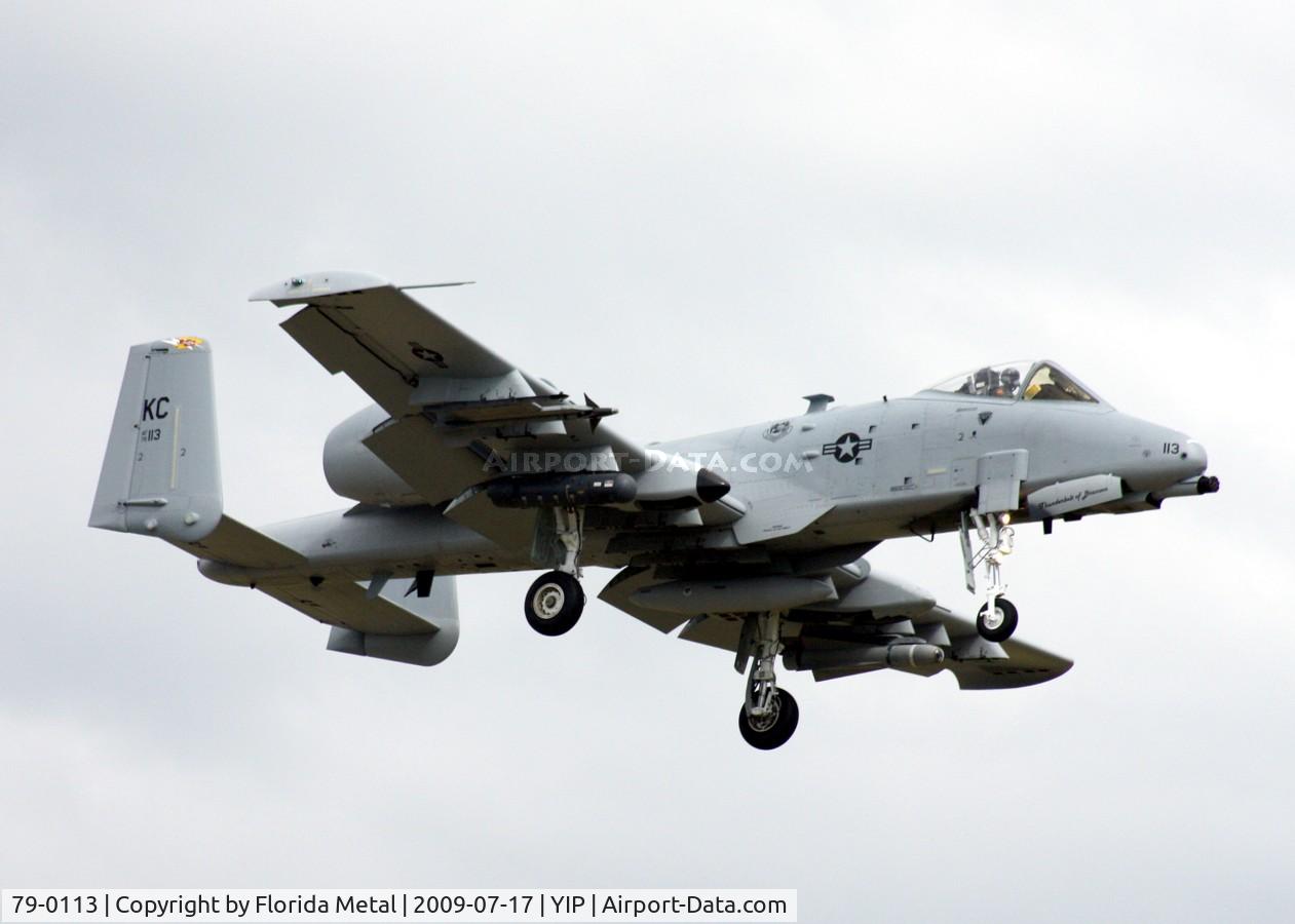 79-0113, 1979 Fairchild Republic A-10C Thunderbolt II C/N A10-0377, A-10A Wart Hog