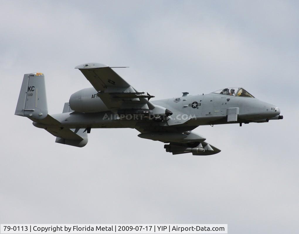 79-0113, 1979 Fairchild Republic A-10C Thunderbolt II C/N A10-0377, A-10A Warthog